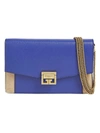 GIVENCHY Blue And Tan Gv3 Wallet On Chain Bag,BBU00KB033