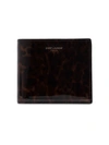 SAINT LAURENT TORTOISE PRINT PATENT LEATHER WALLET,396307 1PR5E