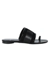 PIERRE HARDY BLACK MINI TARGA MULE SANDALS,TM04 W