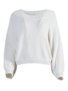 THE ROW YASIMA TEXTURED KNIT TOP WHITE,5157 Y445