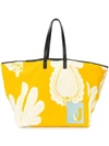 LA DOUBLEJ BIG MAMA MULTICOLORED FLORAL PRINT TOTE BAG,BAG0003-COT005-PNP0001 ED20