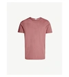 Sunspel Classic Cotton-jersey T-shirt In Burgundy