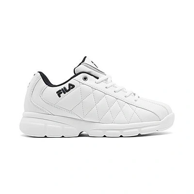 Fila Men's Fulcrum 3 Casual Sneakers From Finish Line In White/white