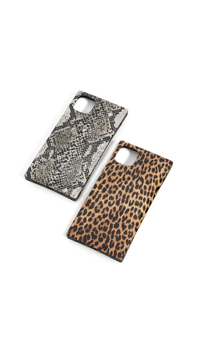 Idecoz 2 Piece Animal Print Iphone Case Bundle