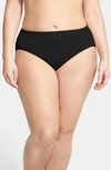 Wacoal Smooth High Cut Briefs In Black