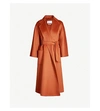 Max Mara Labbro Relaxed-fit Cashmere And Wool-blend Coat In Paprika