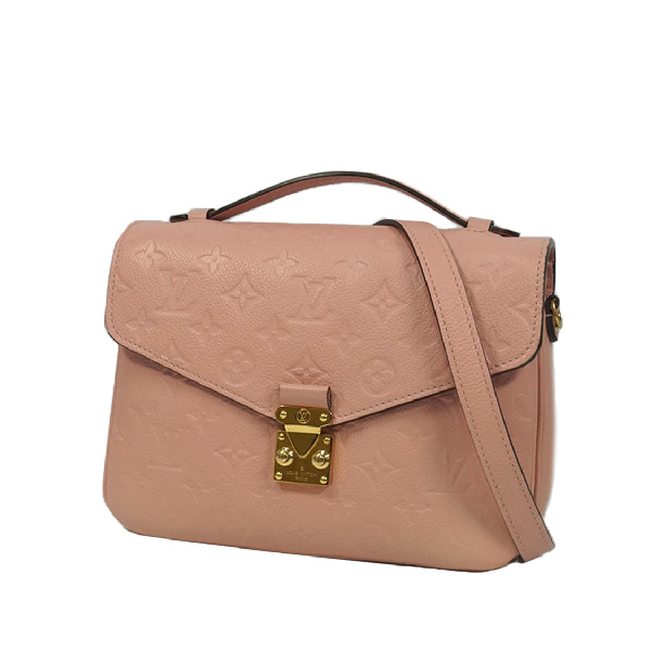 Pre-Owned Louis Vuitton Monogram Empreinte Pochette Metis In Neutrals | ModeSens