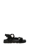 PRADA PRADA MEN'S BLACK LEATHER SANDALS,2X30553L6EF0002 9