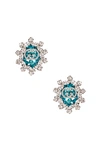 GUCCI COLORED CRYSTAL EARRINGS,GUCC-WL33