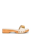 Jacquemus Les Sandales Tatanes Leather Sandals In Off White