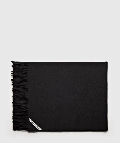 Acne Studios Canada New Scarf In Black