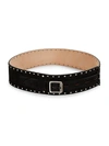 RAG & BONE FIELD WAIST LEATHER BELT,0400012502023