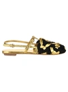 PRADA WOVEN MOTIF FLAT SANDALS,11349311