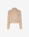 TED BAKER ELEXA SUEDE BIKER JACKET,R00113331