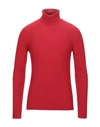 Manuel Ritz Turtlenecks In Red