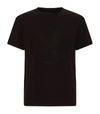 STEFANO RICCI EMBROIDERED EAGLE T-SHIRT,15353610