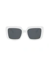Versace Women's Square Sunglasses, 54mm In Grey-black