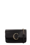 CHLOÉ BLACK LEATHER C BAG,11349725