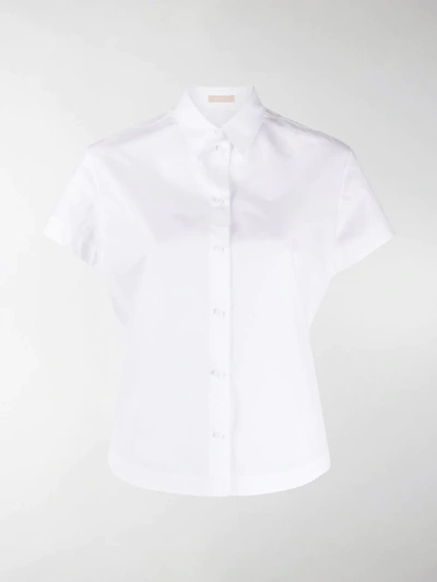 Alaïa 短袖衬衫 In White