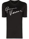 VERSACE VERSACE WOMEN'S BLACK COTTON T-SHIRT,A85751A228806A1008 42