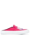 Kenzo Tiger K-skate Slip-on Mules In Fuchsia