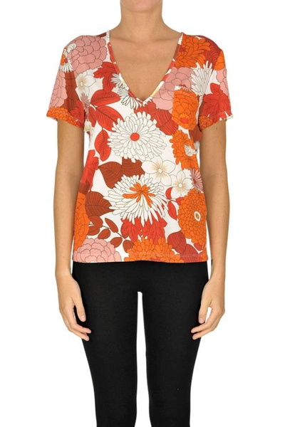 Dodo Bar Or Flower Print Jersey T-shirt In Multi