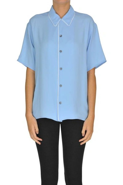 Marni Crep ¨ Shirt In Blue