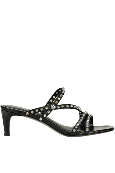 Ash Kate Pearl Mules In Black