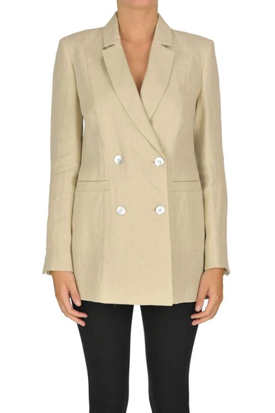 Seventy Double-breasted Blazer In Animal Print