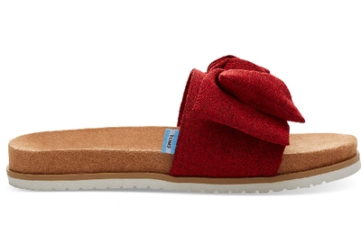 Toms Red Paradise Women's Sandals