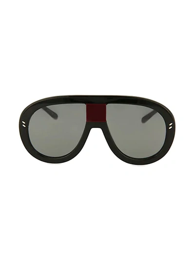 Stella Mccartney Novelty 60mm Aviator Sunglasses In Black Red