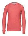 Paolo Pecora Sweaters In Rust