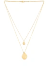 Jenny Bird Mithras Varuna Double Strand Necklace In High Polish Gold