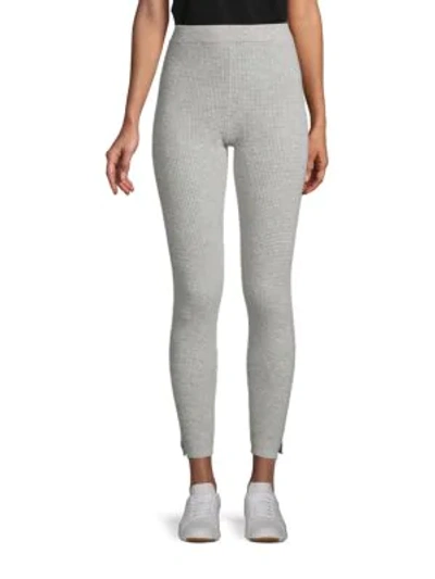 Amicale Cropped Cashmere Leggings In Grey