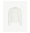 Maison Margiela Crewneck Cotton-blend Knitted Jumper In White