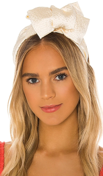 Jennifer Behr Confetti Headband In Cream
