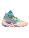 Adidas Originals By Pharrell Williams X Pharrell Williams 0 To 60 Stmt “multicolor” Sneakers In Yellow Tint Legacy Purple Clear Brown