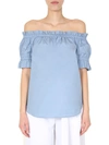 MICHAEL MICHAEL KORS TOP WITH VOLANT,182118