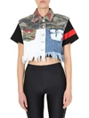 Gcds Patchwork Cropped Vest In Multicolour