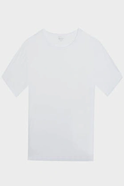 Hartford Knit Crewneck Cotton T-shirt In White