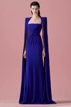 ALEX PERRY KENNEDY RUCHED SATIN GOWN,SS20-D645-10-1
