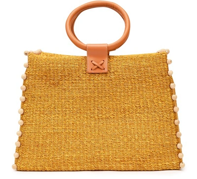 Aranaz Oversized Tote Bag In Yellow
