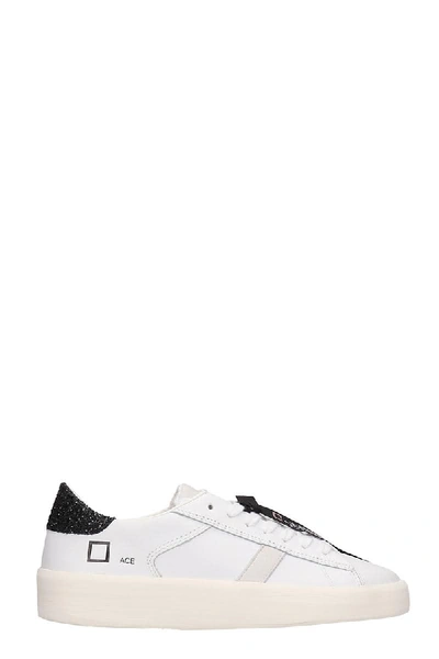 Date Ace Sneakers In White Leather