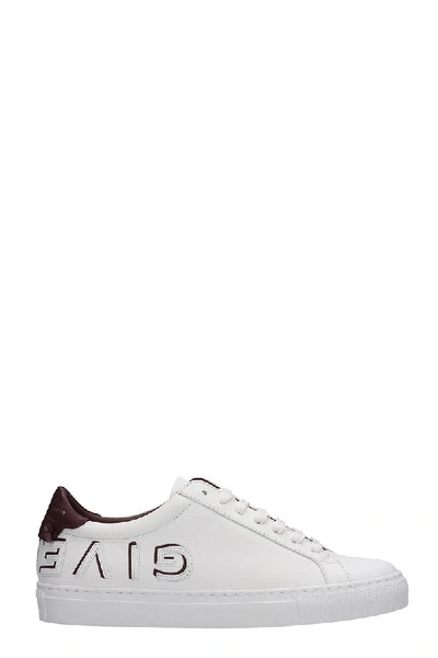 Givenchy Urban Street Trainers In White Leather