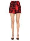 Dries Van Noten Mail Shorts In Rosso