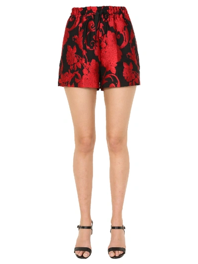 Dries Van Noten "mail" Shorts In Red