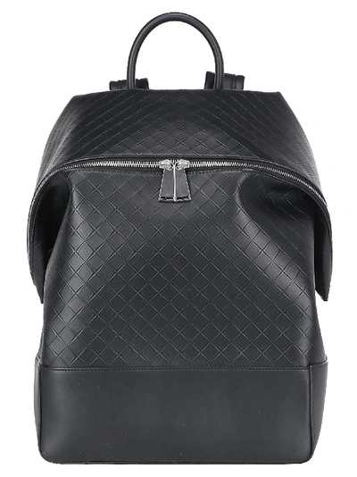 Bottega Veneta Black Patent Leather Woven Flap Backpack Bottega Veneta Intrecciato Flap Backpack - Space | Editorialist main image 4