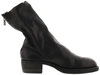 Guidi Leather Horse Zip Back Boots In Black
