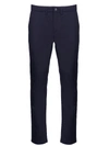 Department Five Slim Fit Gabardine Trousers In Blue