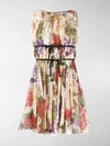 DOLCE & GABBANA FLORAL PRINT CHIFFON DRESS,F6H3CTIS1AQ14473676